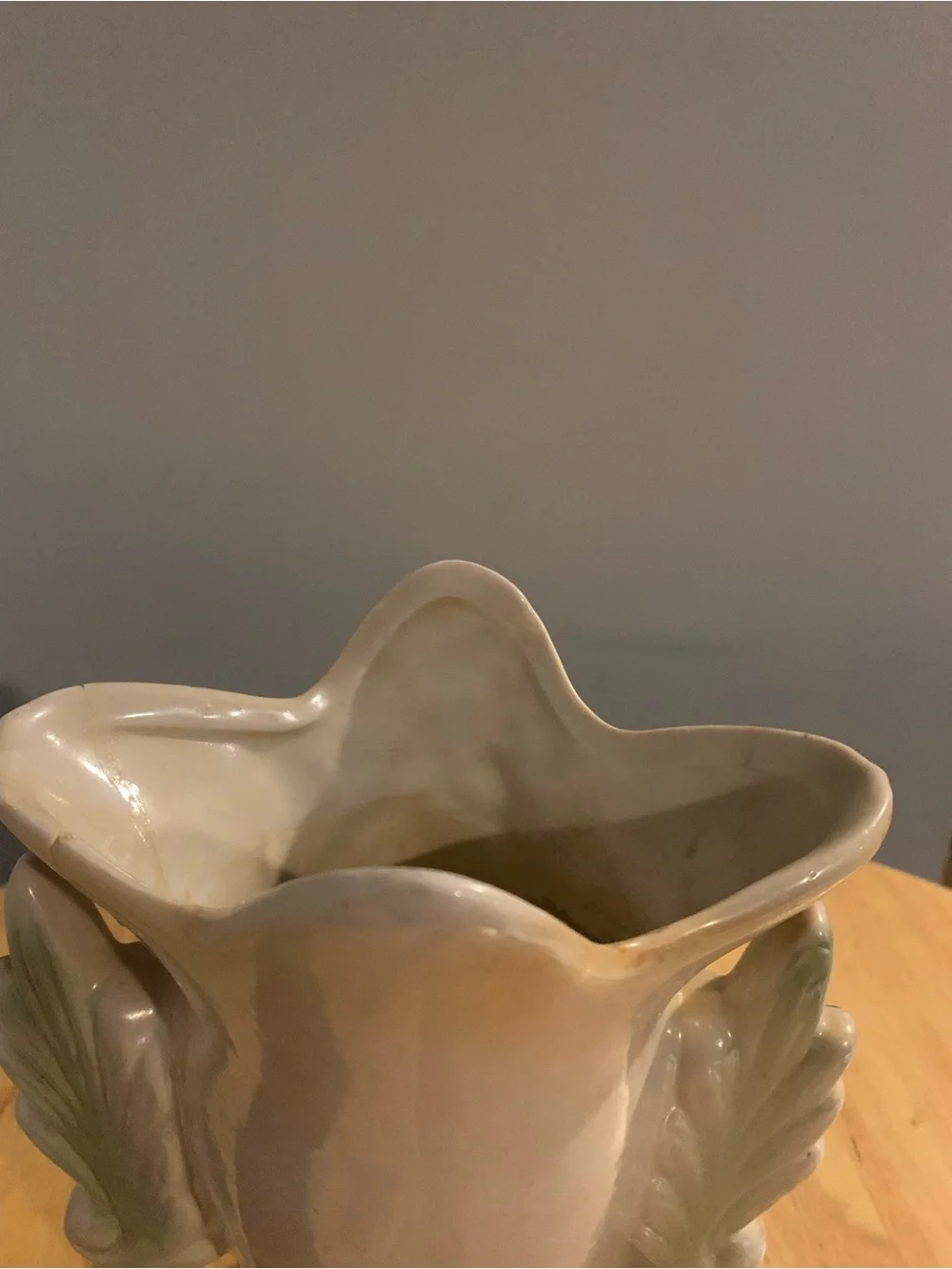 Vintage Pearlescent Lusterware Flower Vase